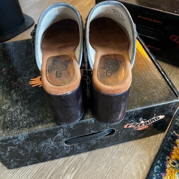 Freebird Woodstock clogs in Ice Multi size 7 - Picture 5 of 6